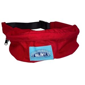 Vintage Powderline Belt Sling Bag Fanny Pack Unisex Skiing Outdoors Hiking Gorp